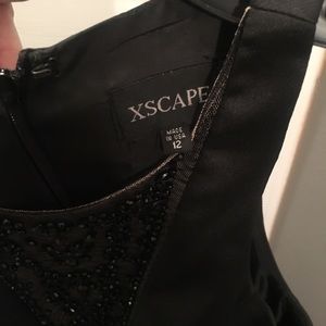 Long black gown with pockets